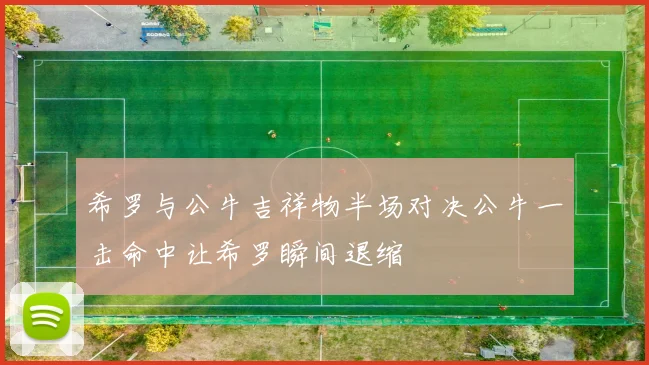 希罗与公牛吉祥物半场对决公牛一击命中让希罗瞬间退缩